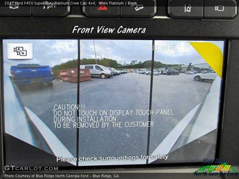White Platinum / Black 2017 Ford F450 Super Duty Platinum Crew Cab 4x4