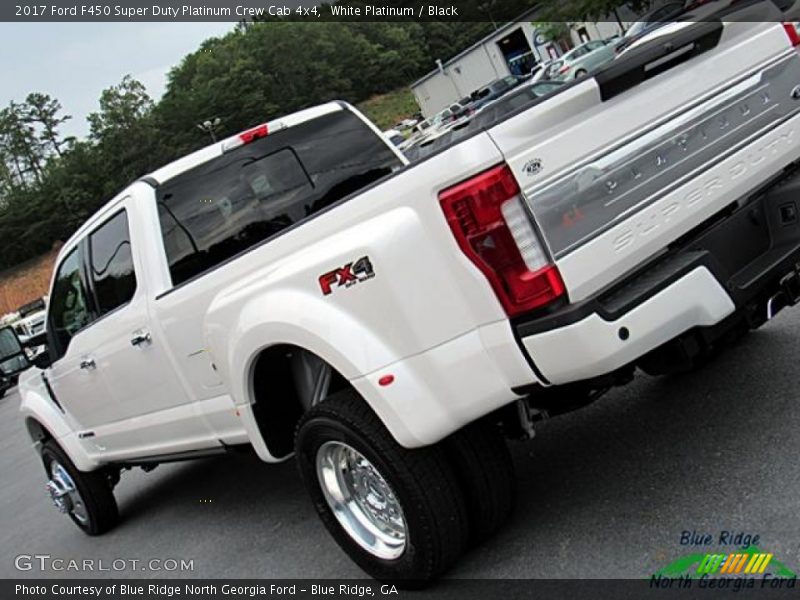 White Platinum / Black 2017 Ford F450 Super Duty Platinum Crew Cab 4x4
