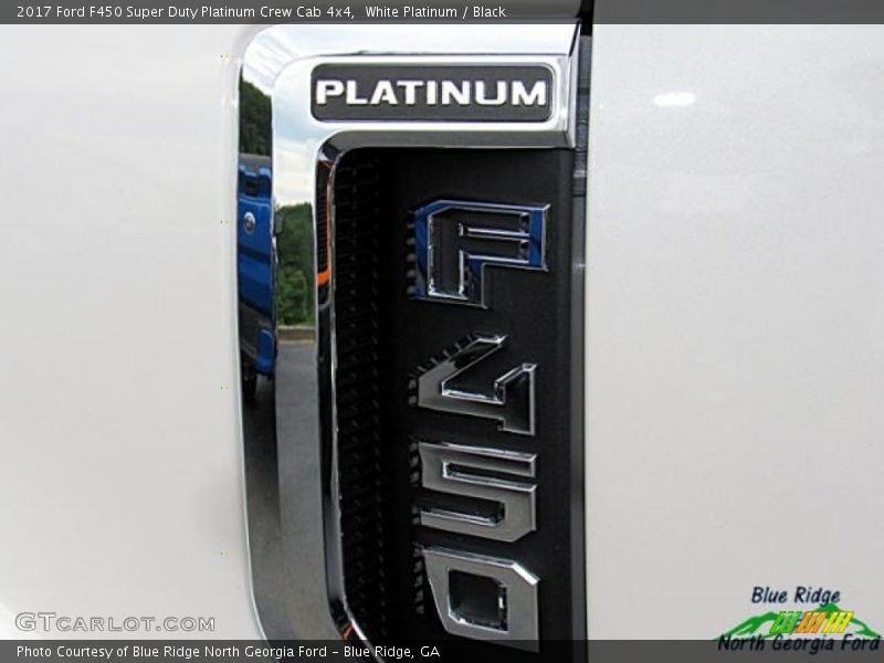 White Platinum / Black 2017 Ford F450 Super Duty Platinum Crew Cab 4x4
