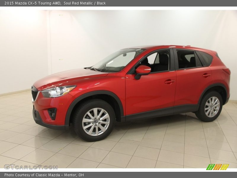 Soul Red Metallic / Black 2015 Mazda CX-5 Touring AWD
