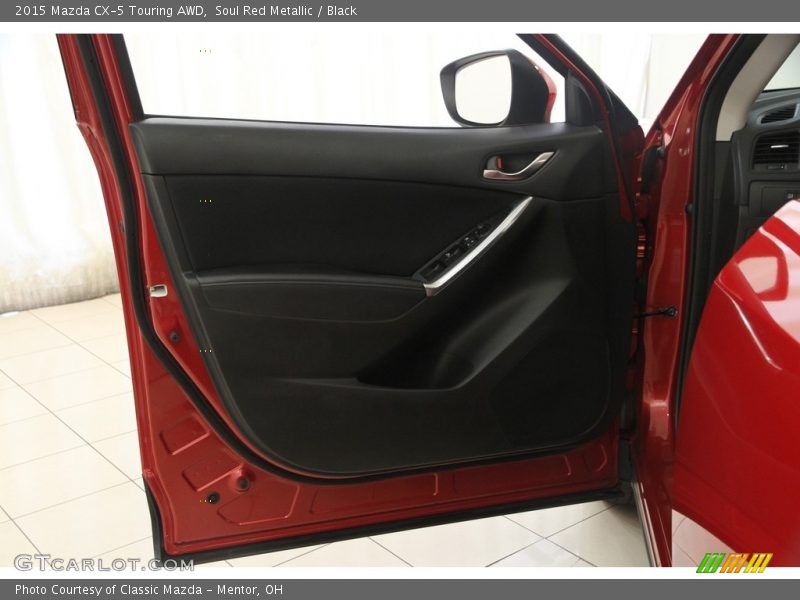 Soul Red Metallic / Black 2015 Mazda CX-5 Touring AWD