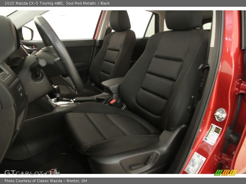 Soul Red Metallic / Black 2015 Mazda CX-5 Touring AWD