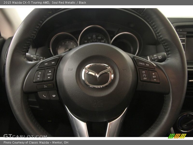 Soul Red Metallic / Black 2015 Mazda CX-5 Touring AWD