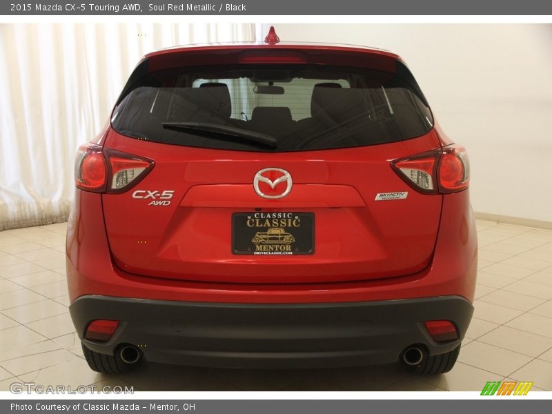Soul Red Metallic / Black 2015 Mazda CX-5 Touring AWD