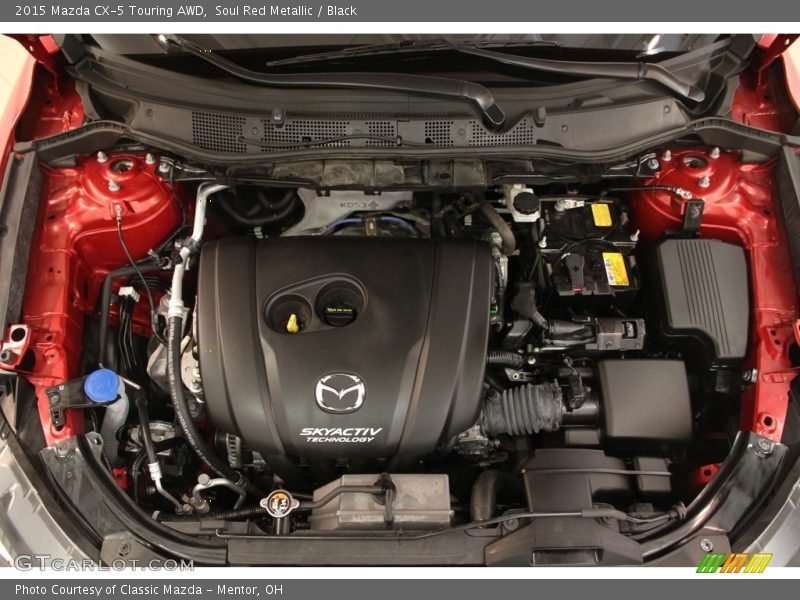 Soul Red Metallic / Black 2015 Mazda CX-5 Touring AWD