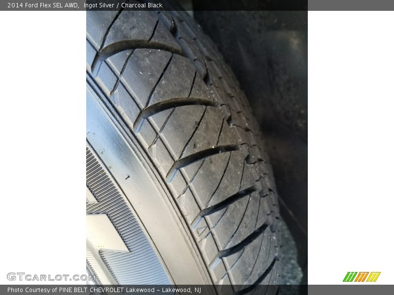 Ingot Silver / Charcoal Black 2014 Ford Flex SEL AWD