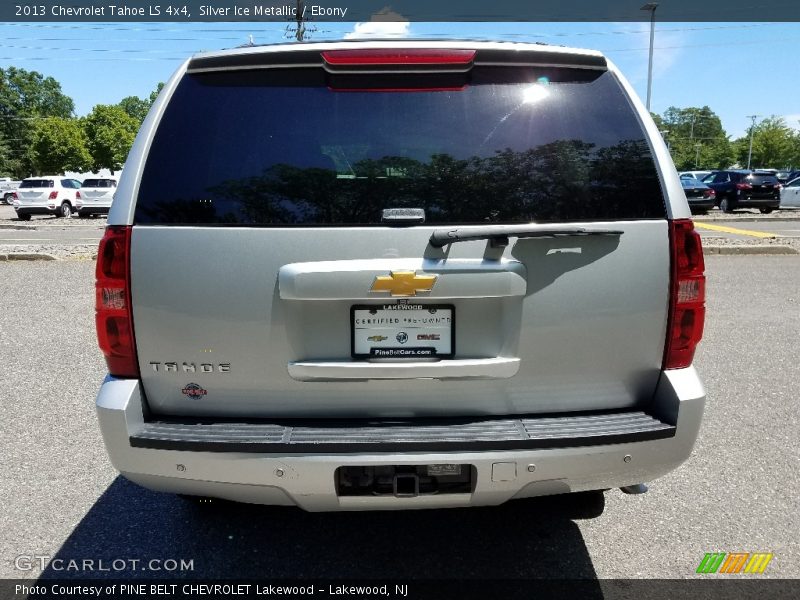 Silver Ice Metallic / Ebony 2013 Chevrolet Tahoe LS 4x4