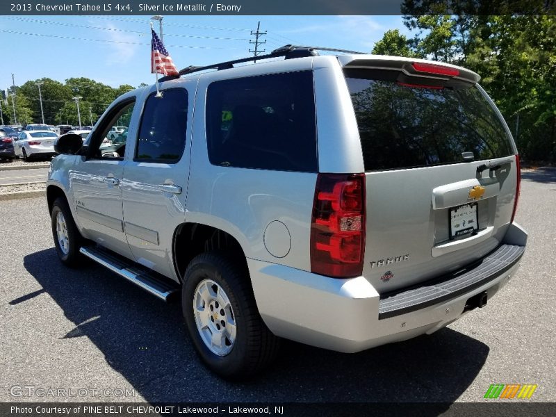 Silver Ice Metallic / Ebony 2013 Chevrolet Tahoe LS 4x4