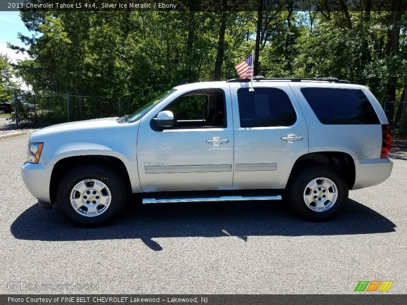 Silver Ice Metallic / Ebony 2013 Chevrolet Tahoe LS 4x4