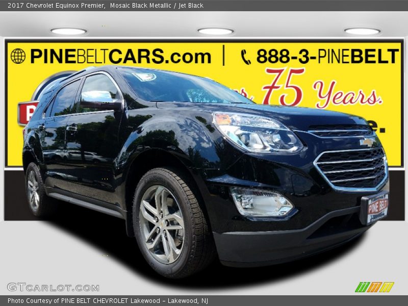 Mosaic Black Metallic / Jet Black 2017 Chevrolet Equinox Premier