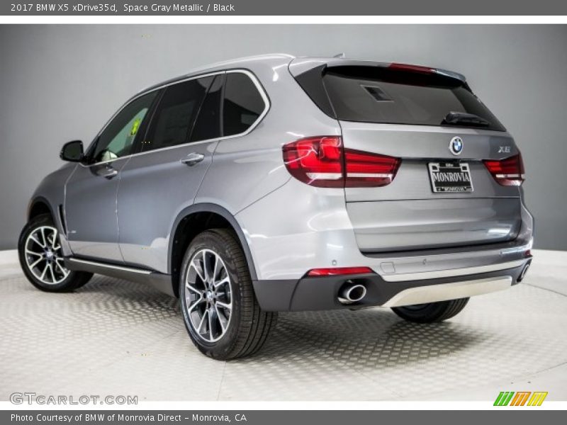 Space Gray Metallic / Black 2017 BMW X5 xDrive35d