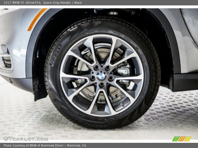Space Gray Metallic / Black 2017 BMW X5 xDrive35d