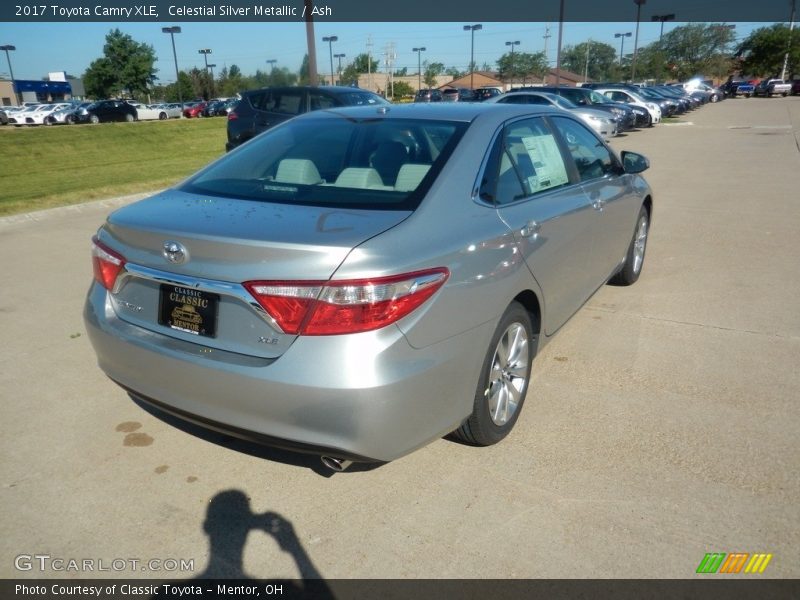 Celestial Silver Metallic / Ash 2017 Toyota Camry XLE
