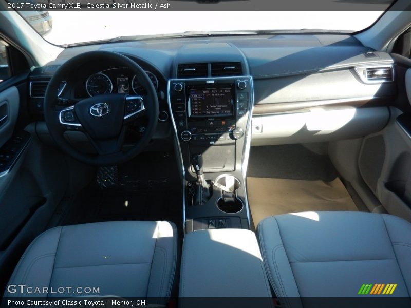 Celestial Silver Metallic / Ash 2017 Toyota Camry XLE