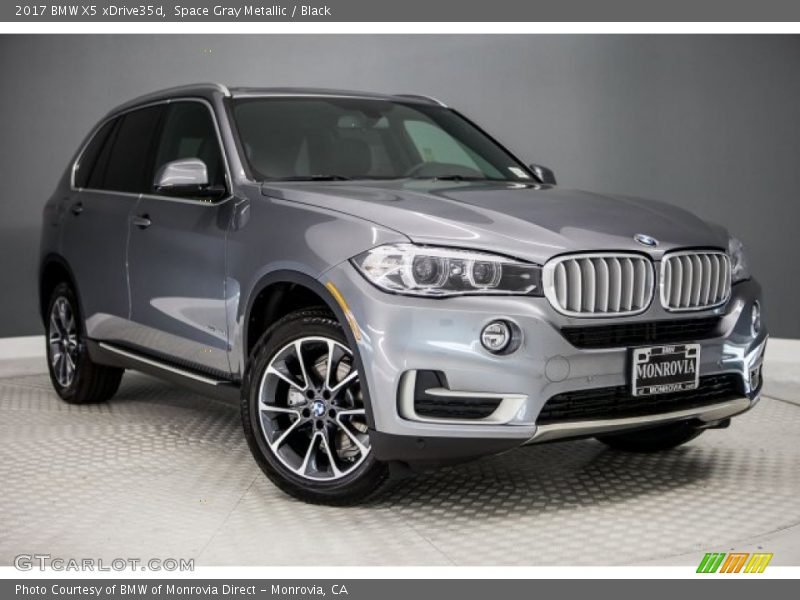 Space Gray Metallic / Black 2017 BMW X5 xDrive35d