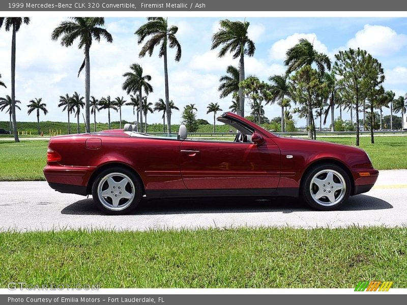 Firemist Metallic / Ash 1999 Mercedes-Benz CLK 320 Convertible