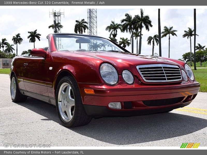 Firemist Metallic / Ash 1999 Mercedes-Benz CLK 320 Convertible