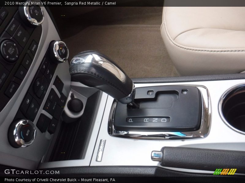 Sangria Red Metallic / Camel 2010 Mercury Milan V6 Premier