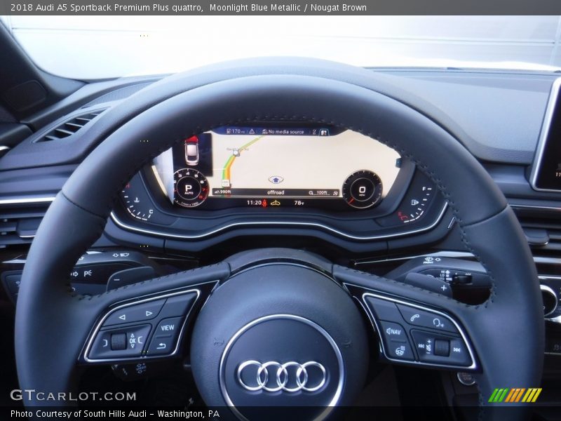 Navigation of 2018 A5 Sportback Premium Plus quattro