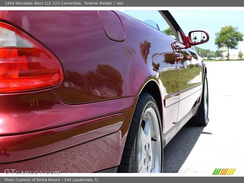 Firemist Metallic / Ash 1999 Mercedes-Benz CLK 320 Convertible