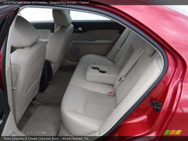 Sangria Red Metallic / Camel 2010 Mercury Milan V6 Premier
