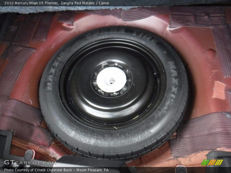 Sangria Red Metallic / Camel 2010 Mercury Milan V6 Premier