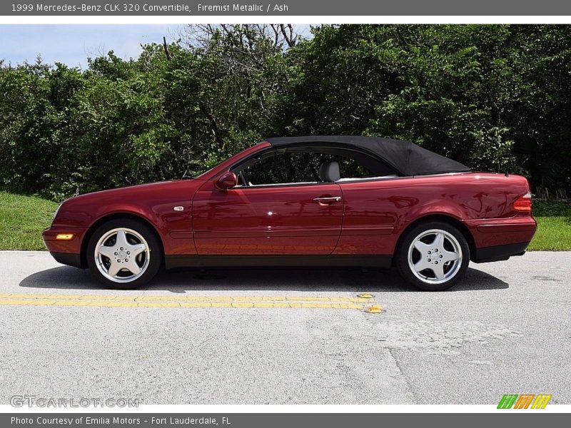 Firemist Metallic / Ash 1999 Mercedes-Benz CLK 320 Convertible