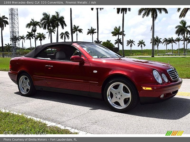Firemist Metallic / Ash 1999 Mercedes-Benz CLK 320 Convertible