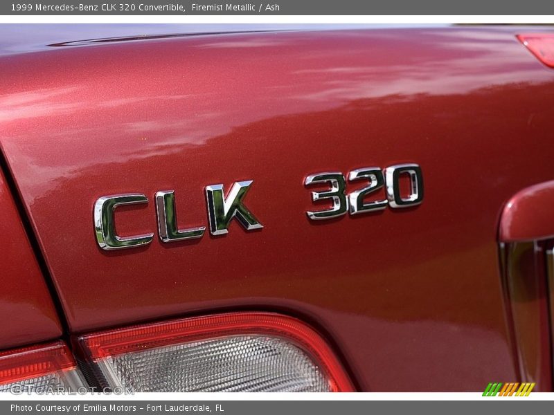Firemist Metallic / Ash 1999 Mercedes-Benz CLK 320 Convertible