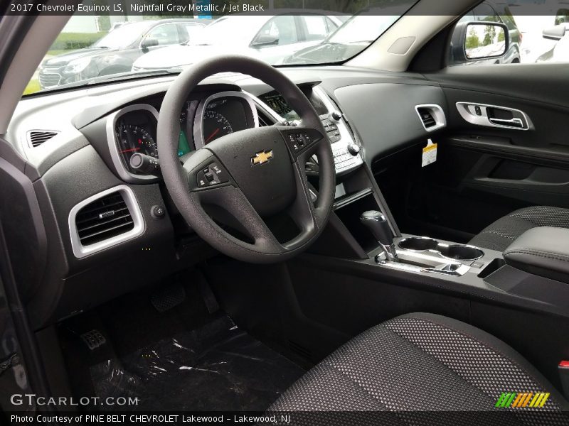 Nightfall Gray Metallic / Jet Black 2017 Chevrolet Equinox LS