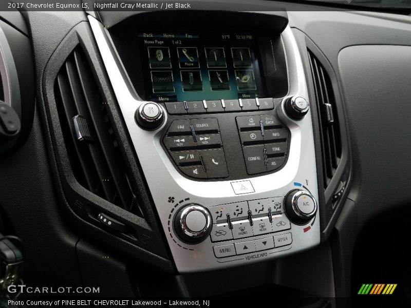 Nightfall Gray Metallic / Jet Black 2017 Chevrolet Equinox LS
