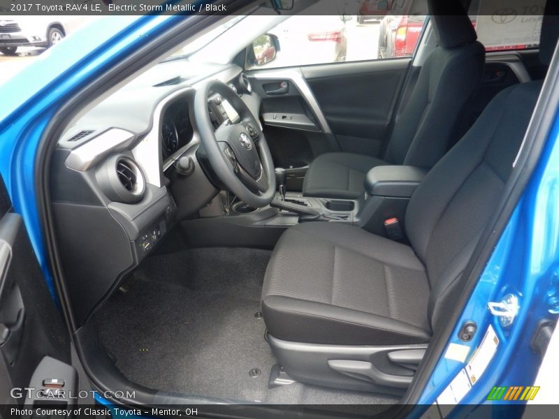 Electric Storm Metallic / Black 2017 Toyota RAV4 LE