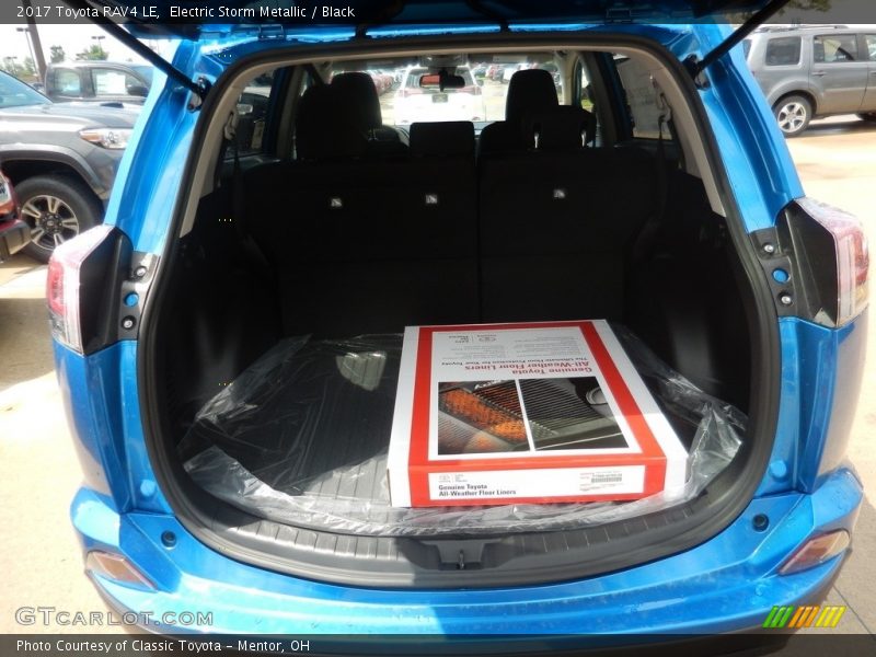 Electric Storm Metallic / Black 2017 Toyota RAV4 LE