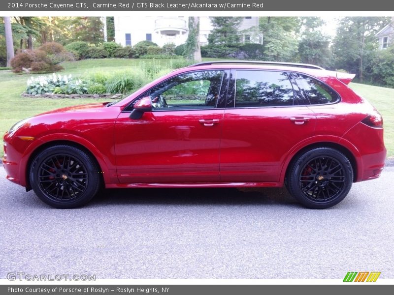 Carmine Red / GTS Black Leather/Alcantara w/Carmine Red 2014 Porsche Cayenne GTS