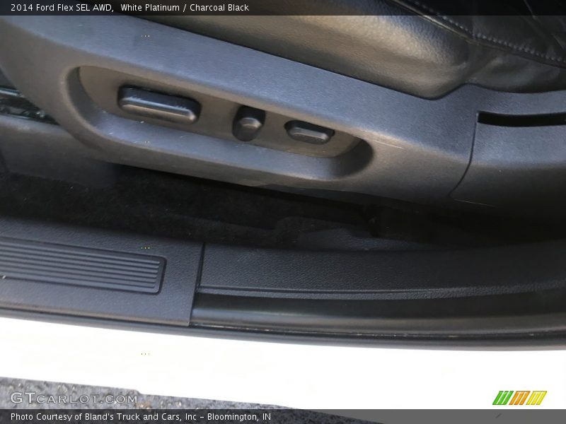 White Platinum / Charcoal Black 2014 Ford Flex SEL AWD