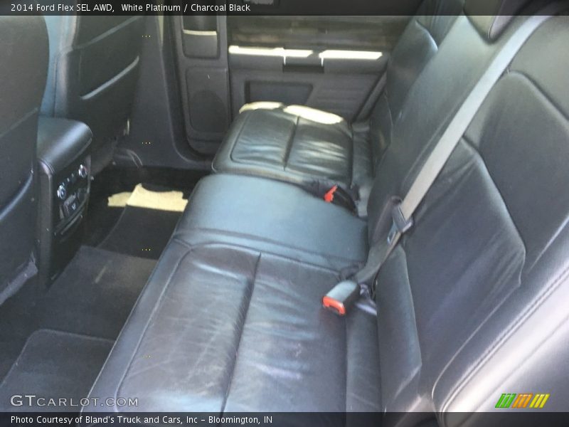White Platinum / Charcoal Black 2014 Ford Flex SEL AWD