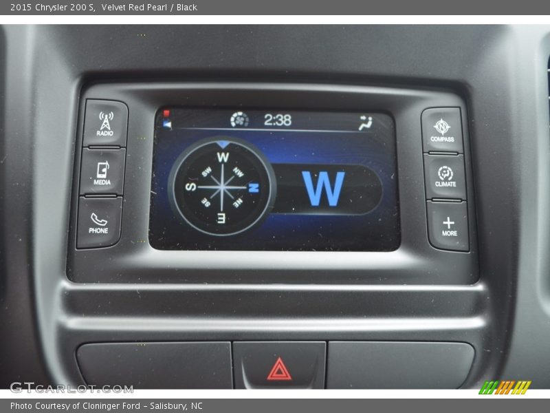 Velvet Red Pearl / Black 2015 Chrysler 200 S