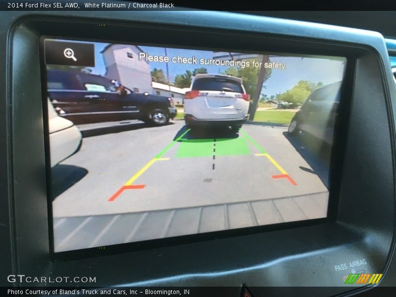 White Platinum / Charcoal Black 2014 Ford Flex SEL AWD