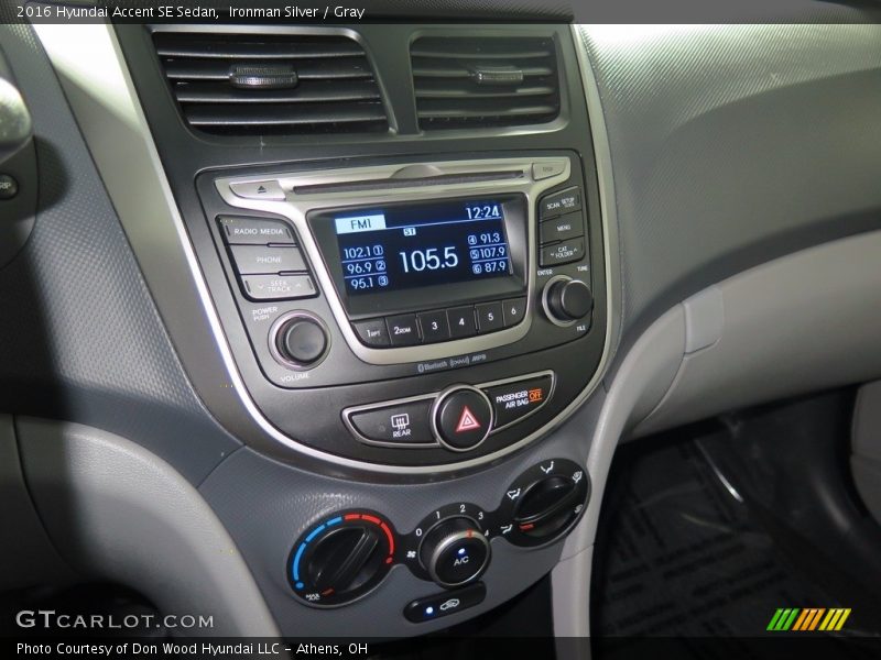 Ironman Silver / Gray 2016 Hyundai Accent SE Sedan