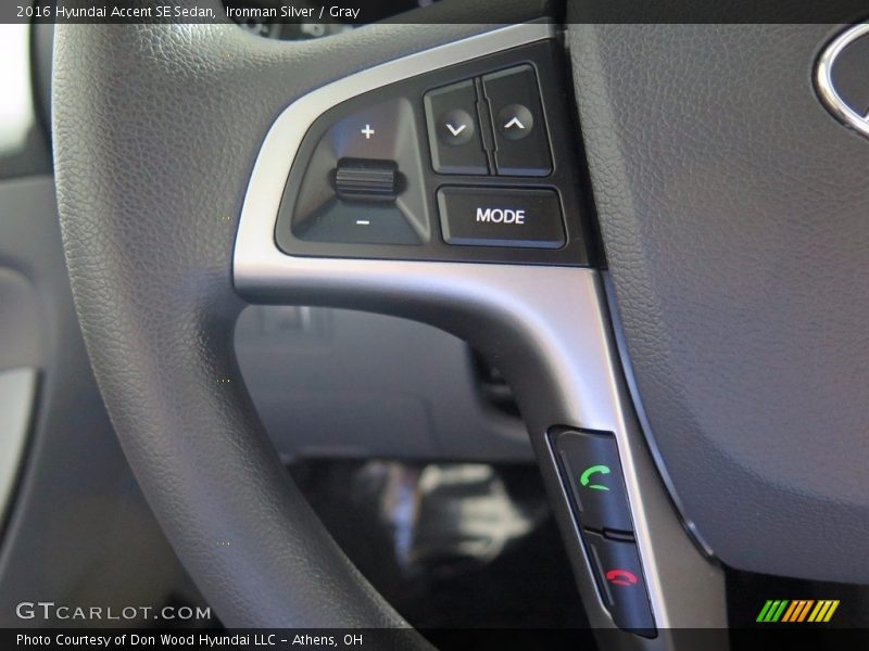 Ironman Silver / Gray 2016 Hyundai Accent SE Sedan