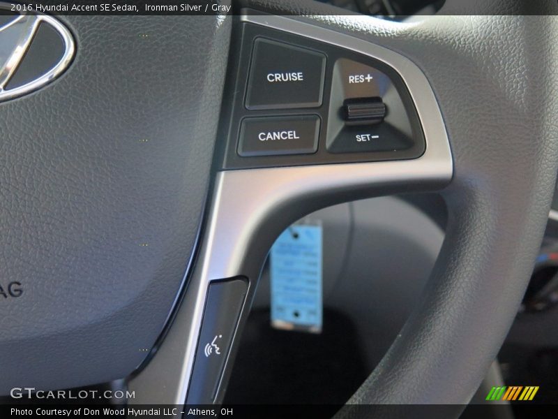 Ironman Silver / Gray 2016 Hyundai Accent SE Sedan
