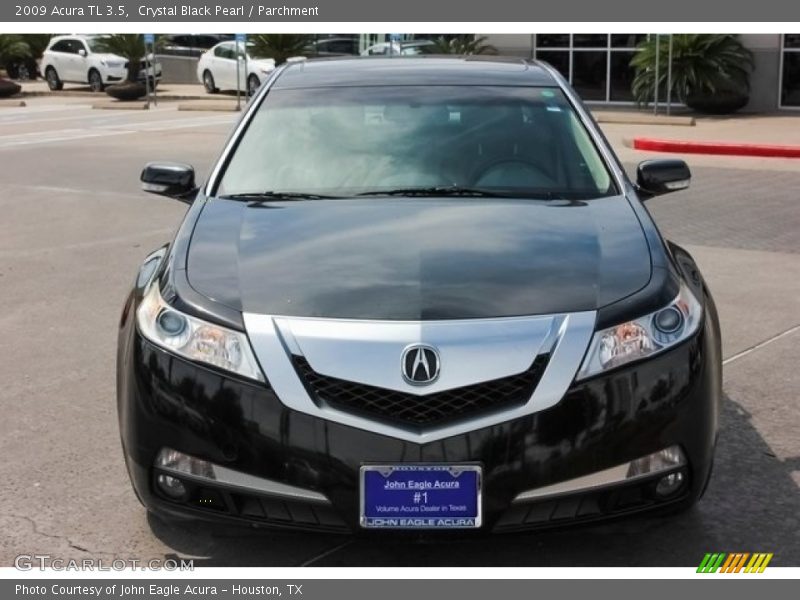 Crystal Black Pearl / Parchment 2009 Acura TL 3.5