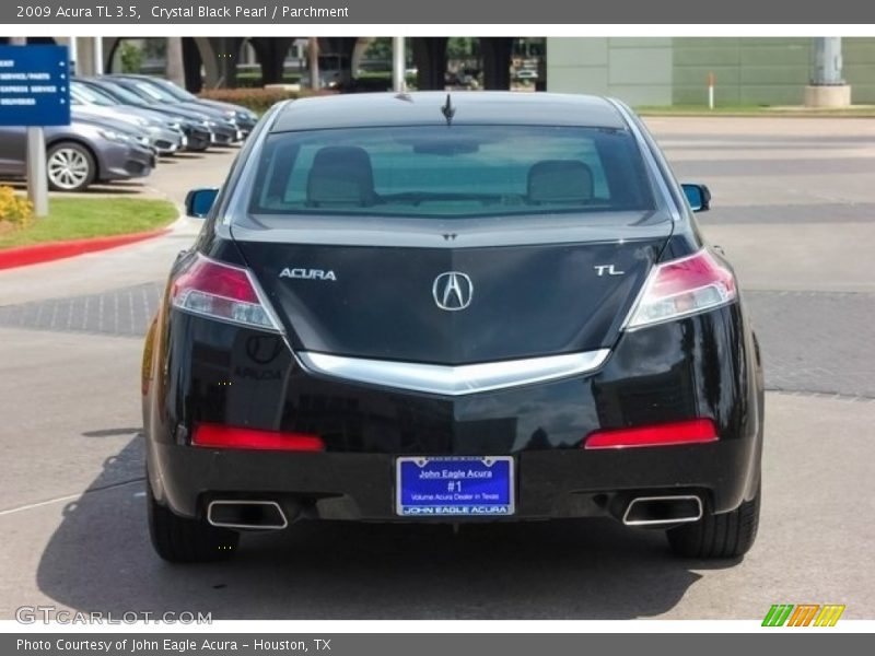 Crystal Black Pearl / Parchment 2009 Acura TL 3.5
