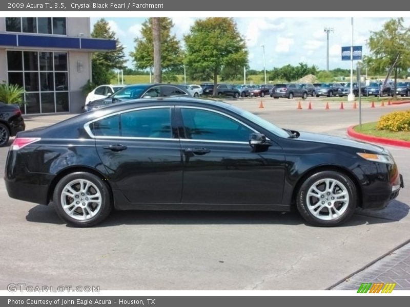 Crystal Black Pearl / Parchment 2009 Acura TL 3.5