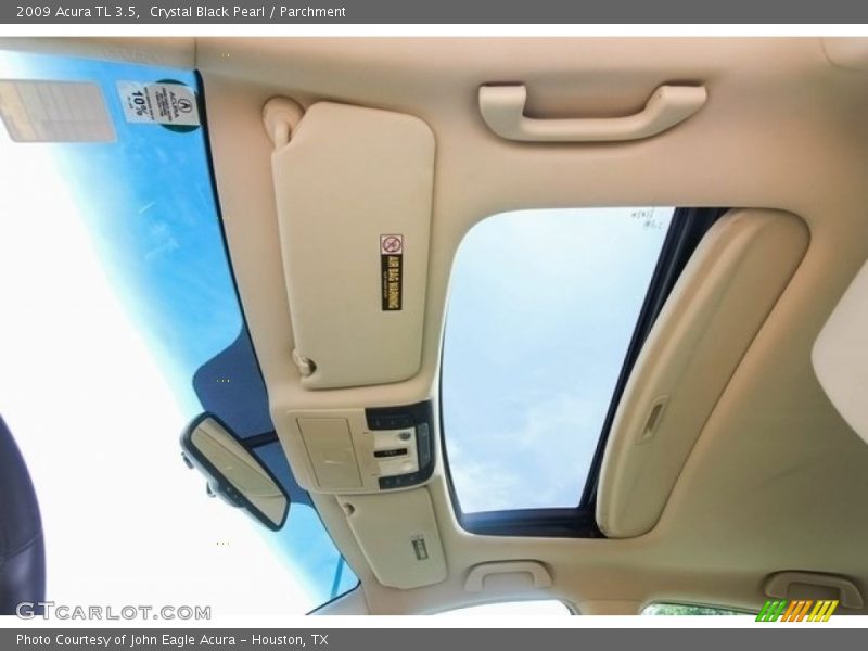 Crystal Black Pearl / Parchment 2009 Acura TL 3.5