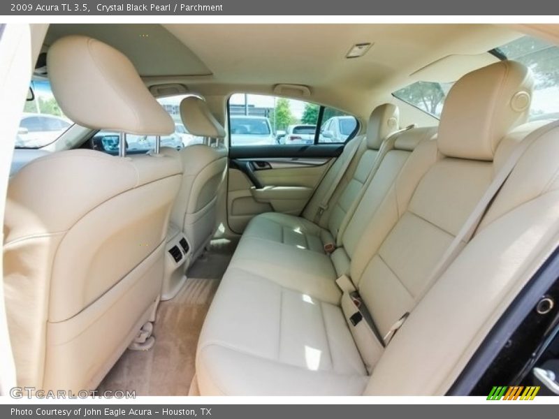 Crystal Black Pearl / Parchment 2009 Acura TL 3.5