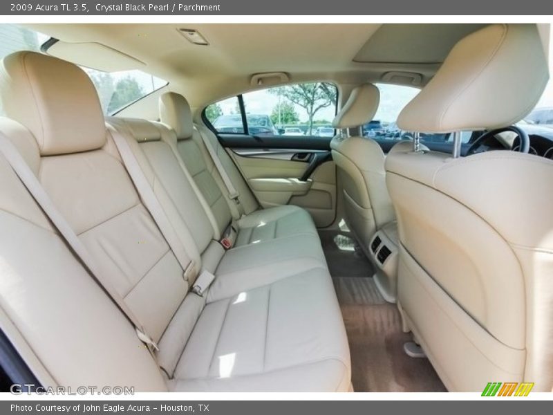 Crystal Black Pearl / Parchment 2009 Acura TL 3.5