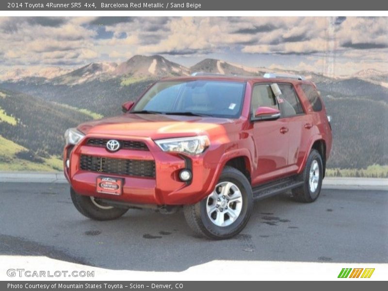 Barcelona Red Metallic / Sand Beige 2014 Toyota 4Runner SR5 4x4