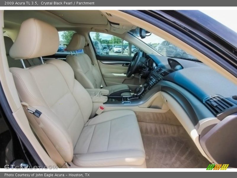 Crystal Black Pearl / Parchment 2009 Acura TL 3.5