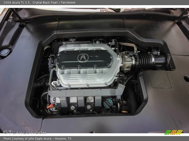 Crystal Black Pearl / Parchment 2009 Acura TL 3.5